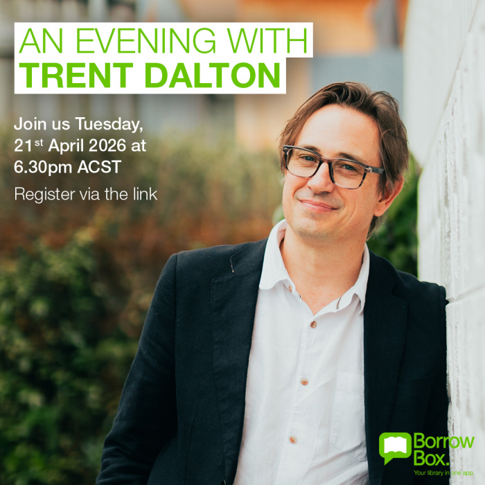 Image for BorrowBox Presents Trent Dalton (Online Event)