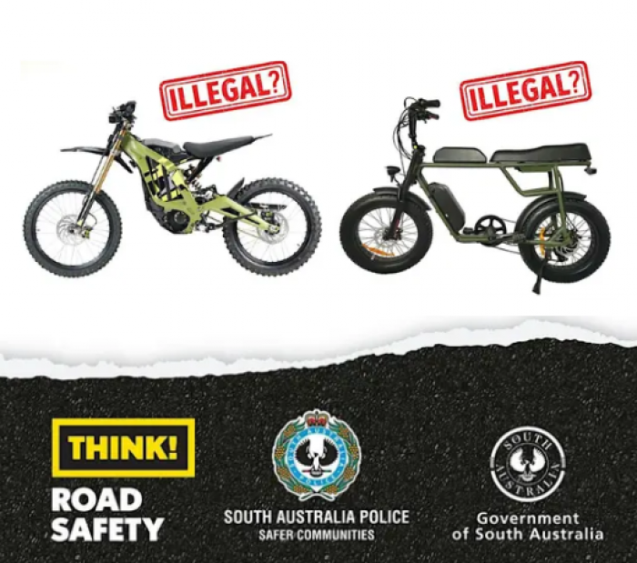 Image for SAPOL Road Safety: Essential E-Bike Safety Advice