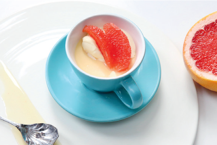 Ruby Red Grapefruit & Honey Posset